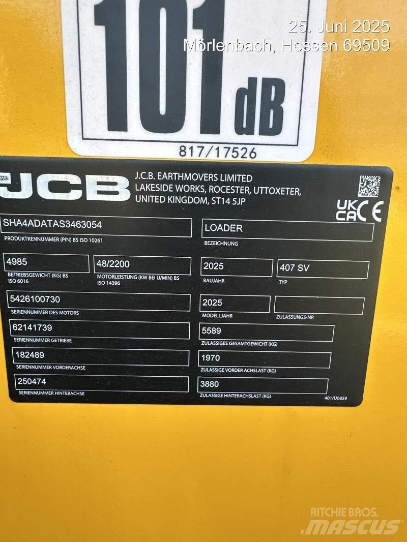 JCB 407 Ładowarki kołowe