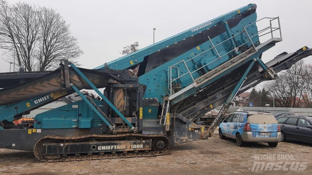 PowerScreen 2100 Przesiewacze mobilne