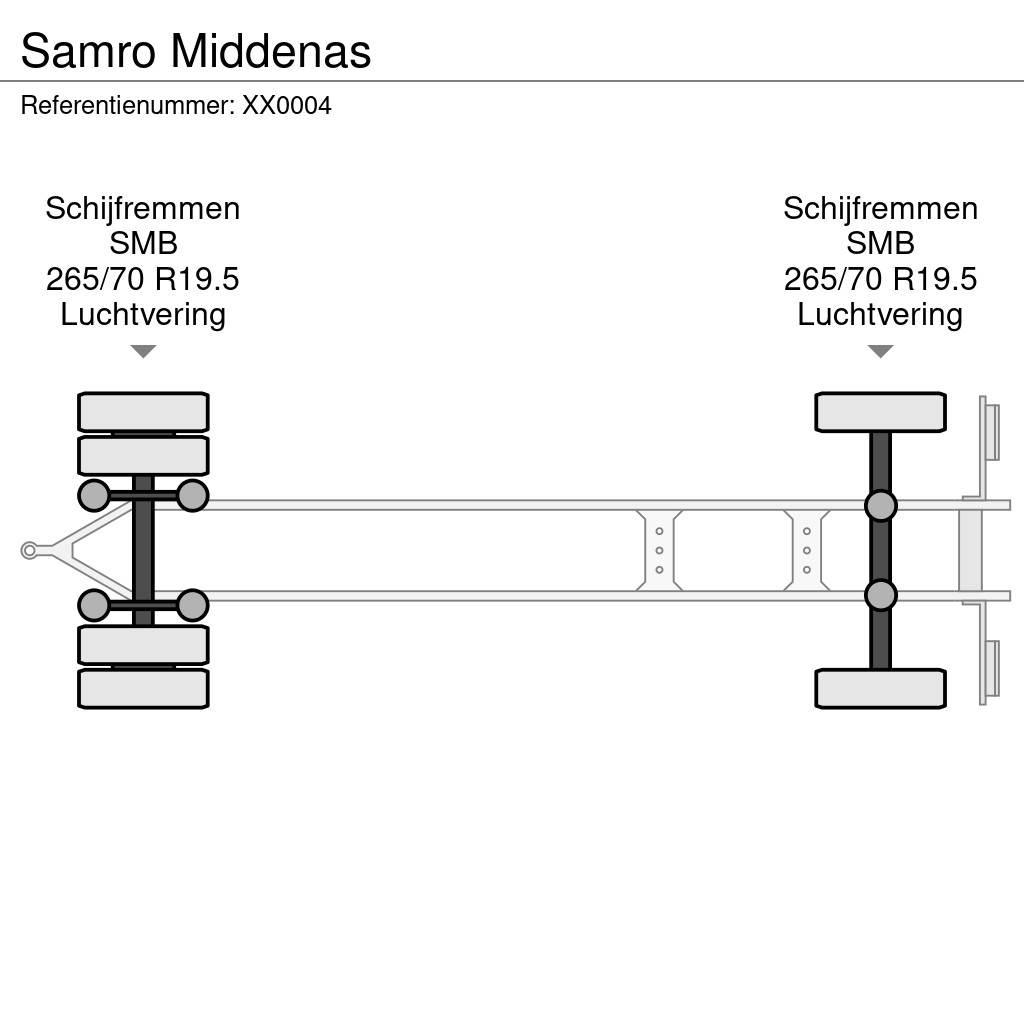 Samro Middenas Platformy / Przyczepy z otwieranymi burtami
