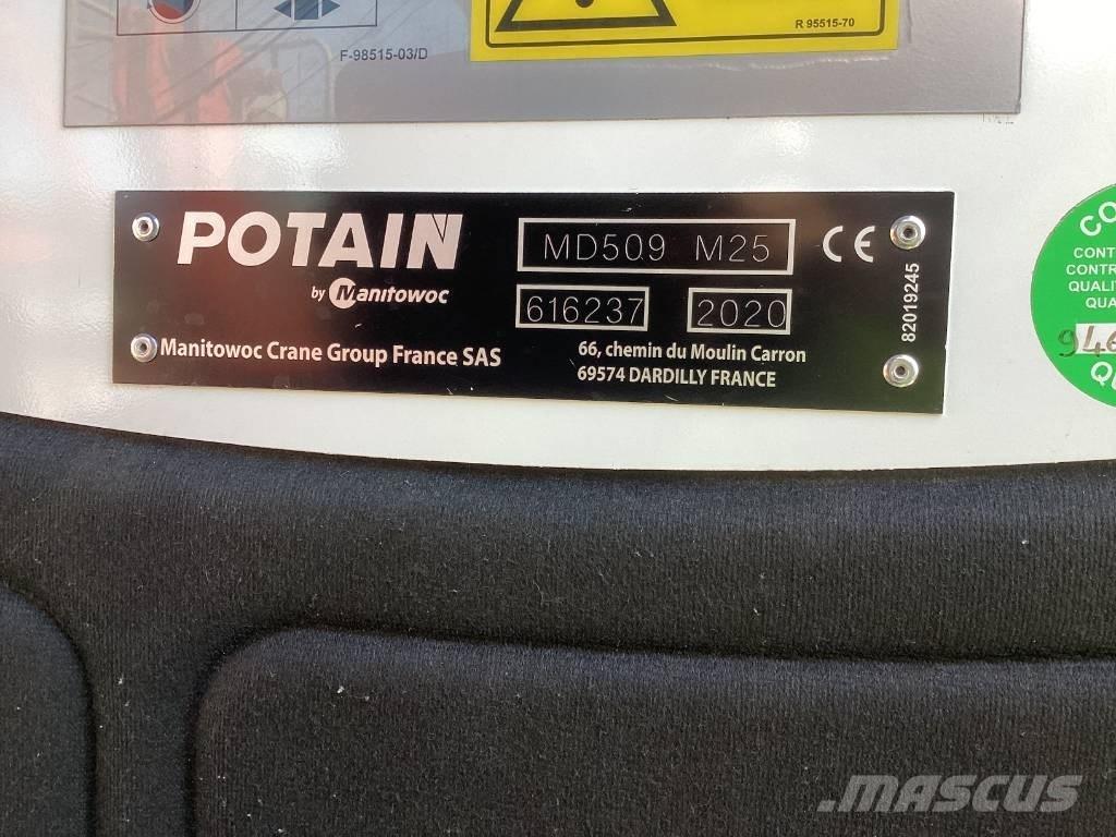 Potain MD509 Żurawie wieżowe