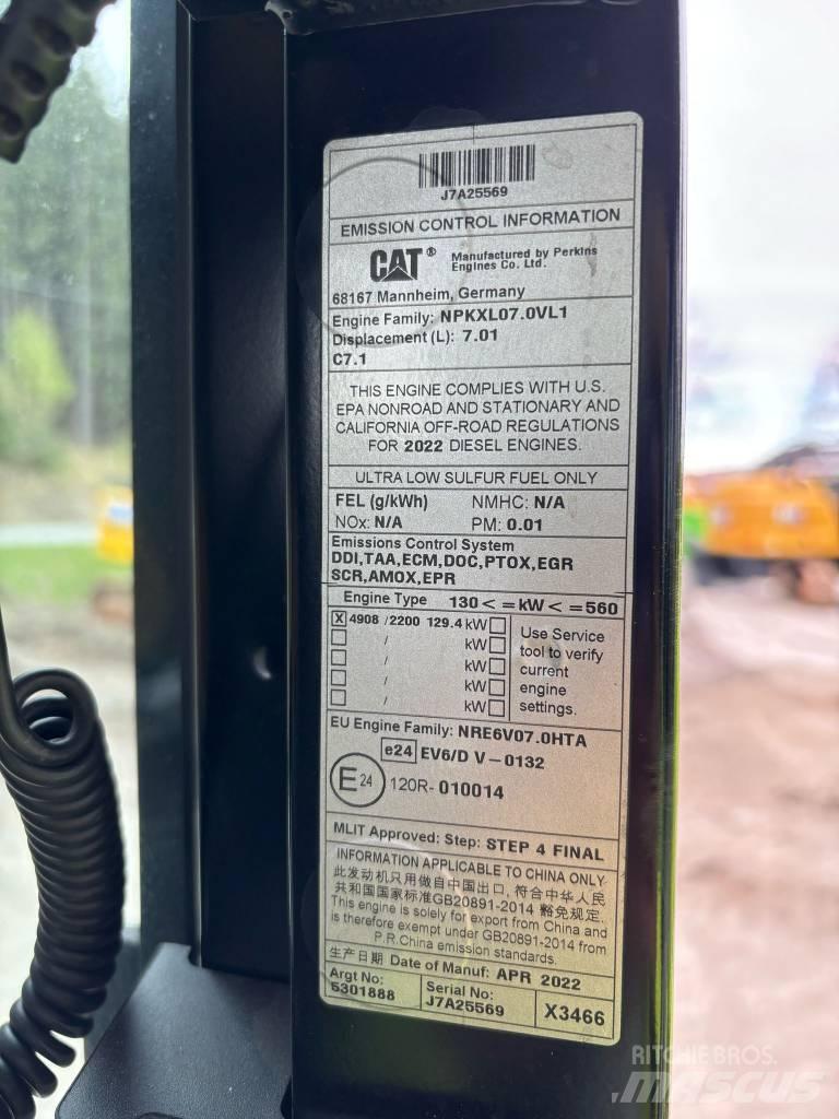 CAT 323 SLR Koparki z długim ramieniem