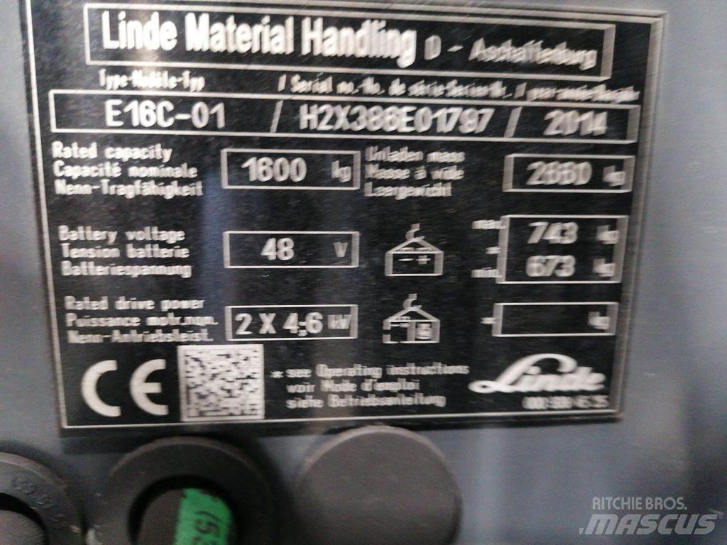 Linde E16C-01 Wózki elektryczne