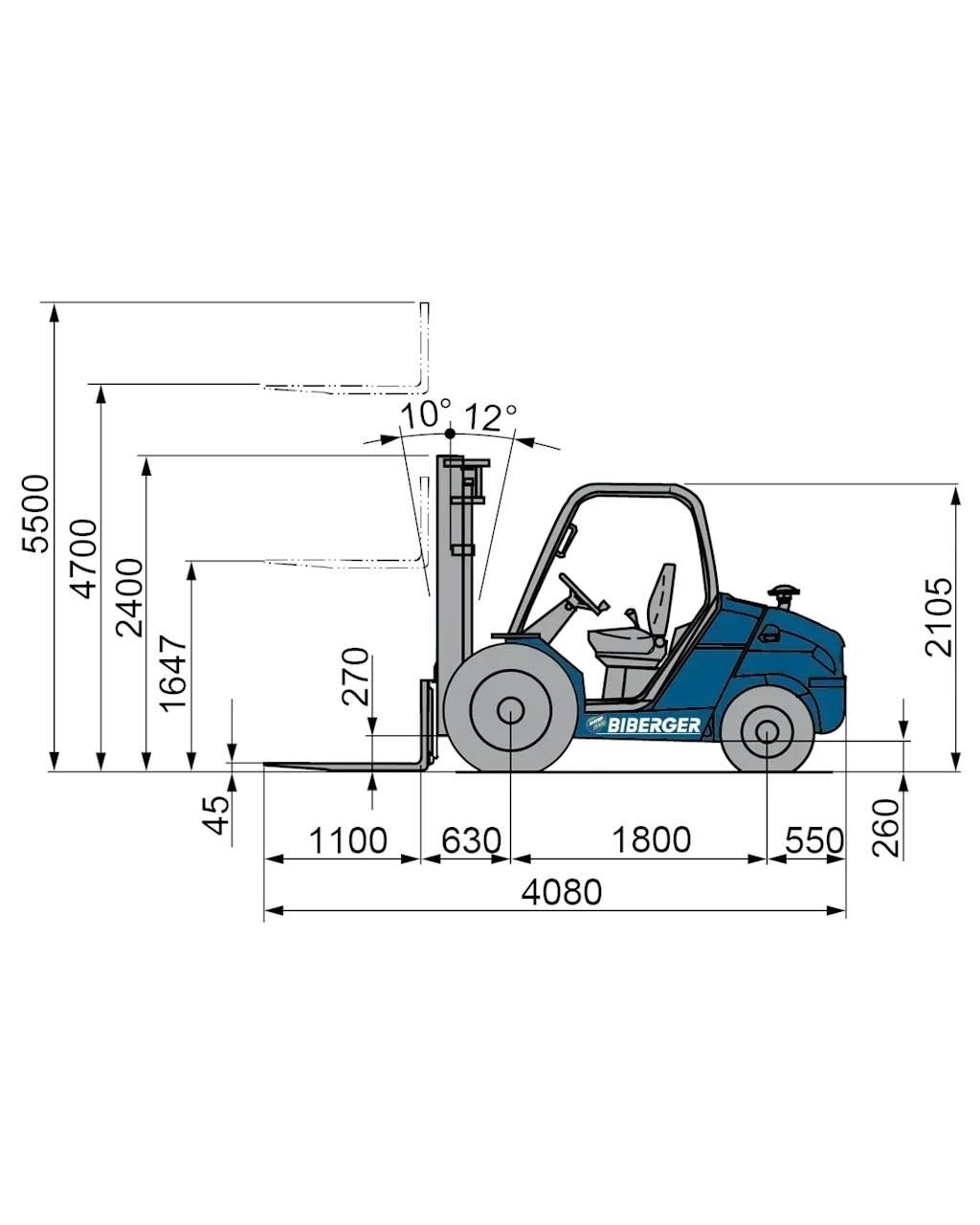 Manitou MSI 30 Wózki Diesla