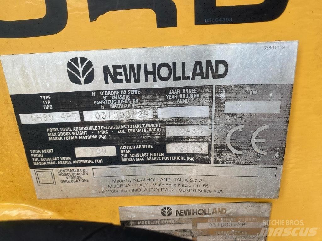 New Holland NH 95 Koparko-ładowarki