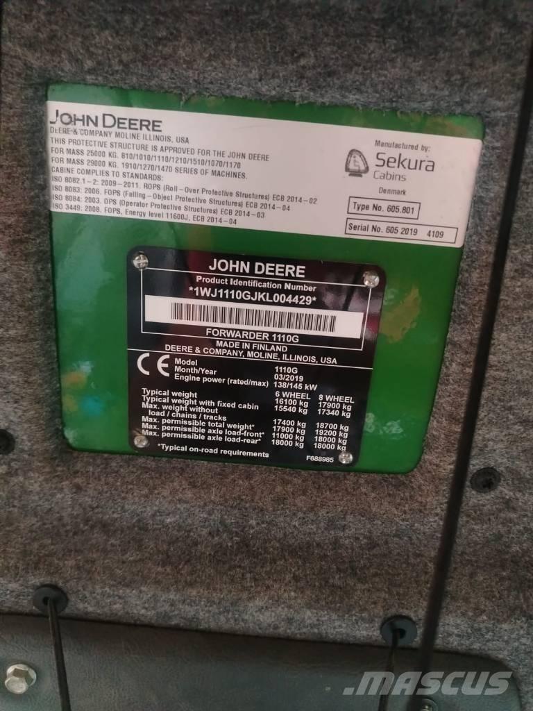 John Deere 1110 Forwardery