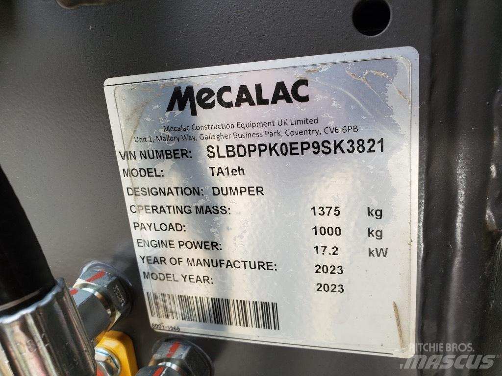 Mecalac TA1EH Wozidła kolebkowe