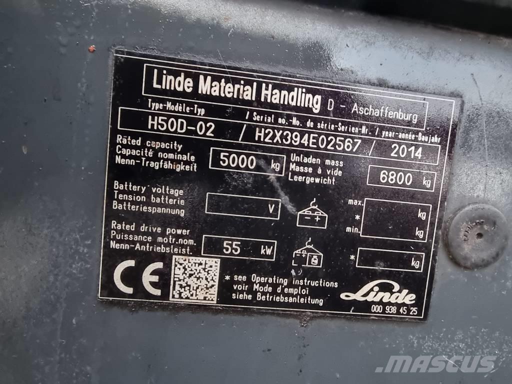 Linde H 50 D Wózki Diesla