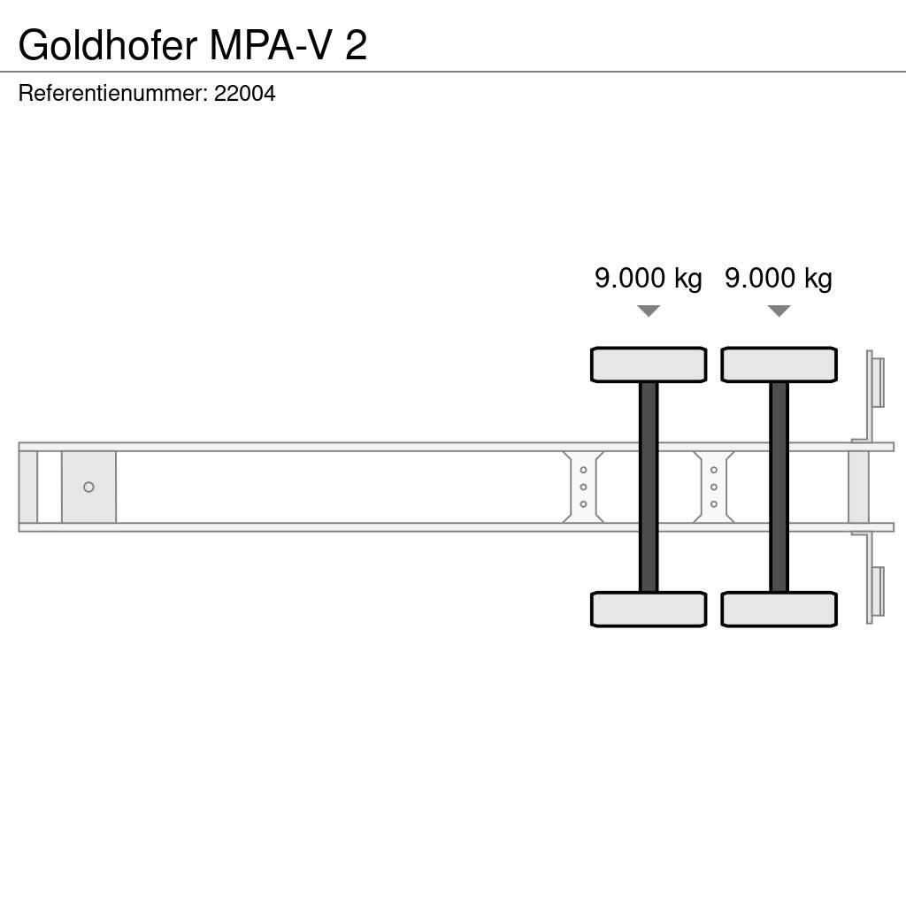Goldhofer MPA-V 2 Naczepy niskopodłogowe