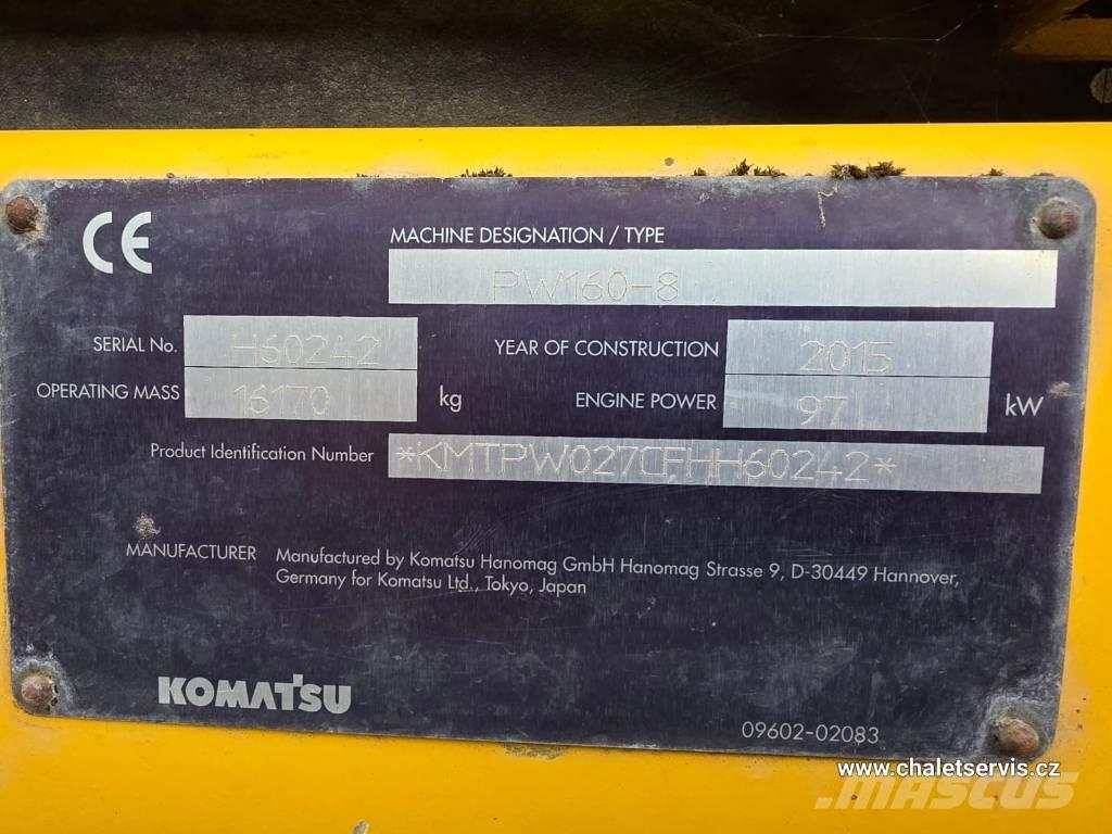 Komatsu PW 160 Koparki kołowe