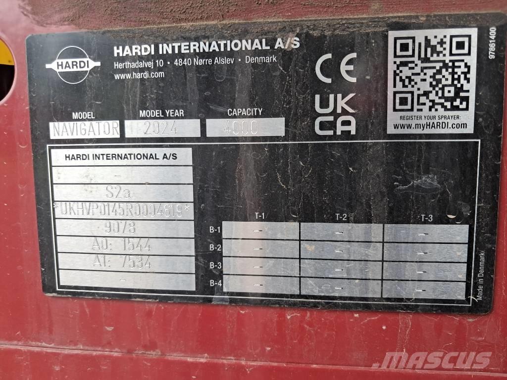 Hardi Navigator 40i Opryskiwacze zaczepiane