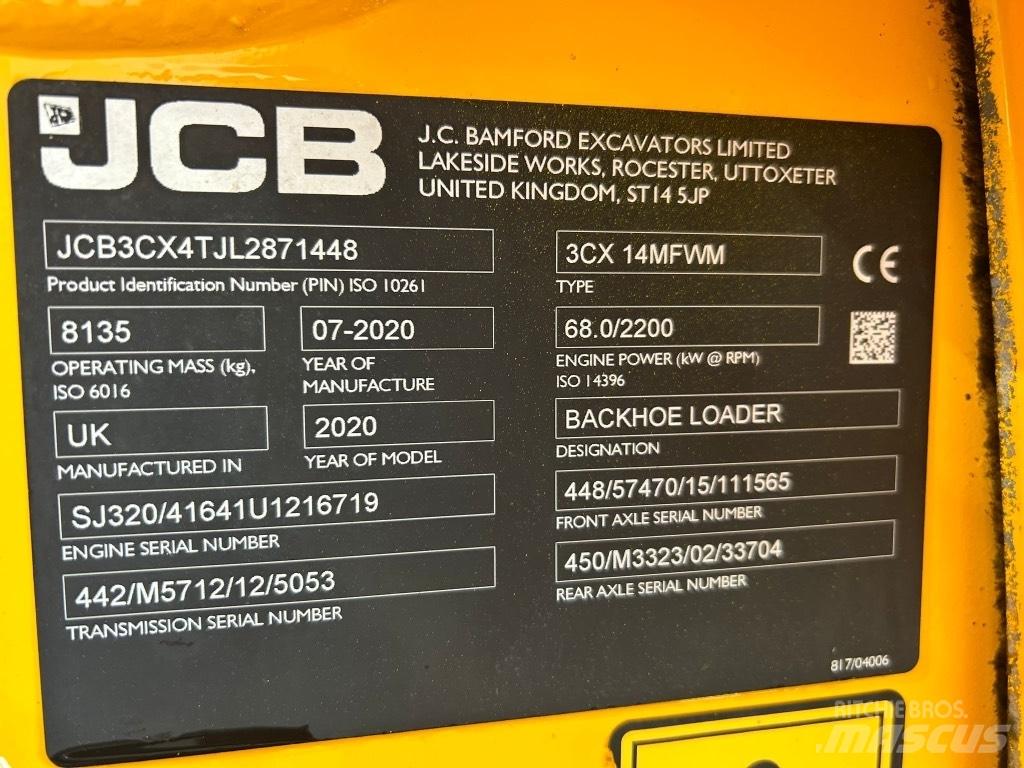 JCB 3CX Air Con Koparko-ładowarki