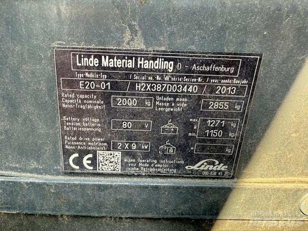 Linde E20-01 Wózki widłowe inne