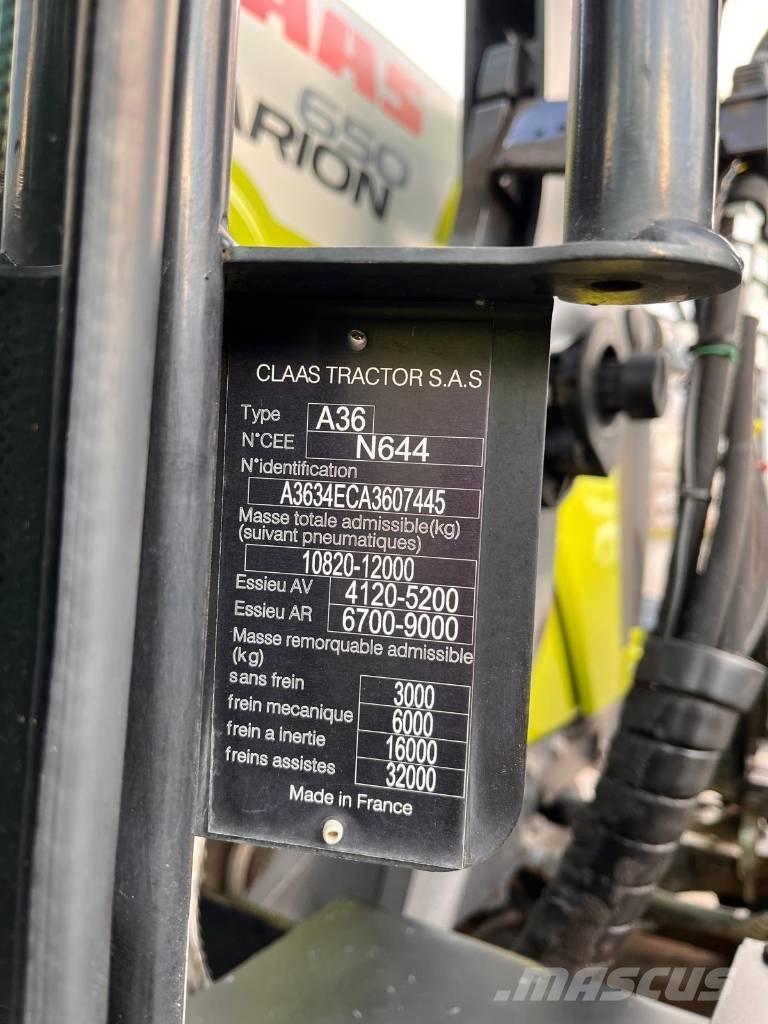 CLAAS ARION 650 Ciągniki rolnicze