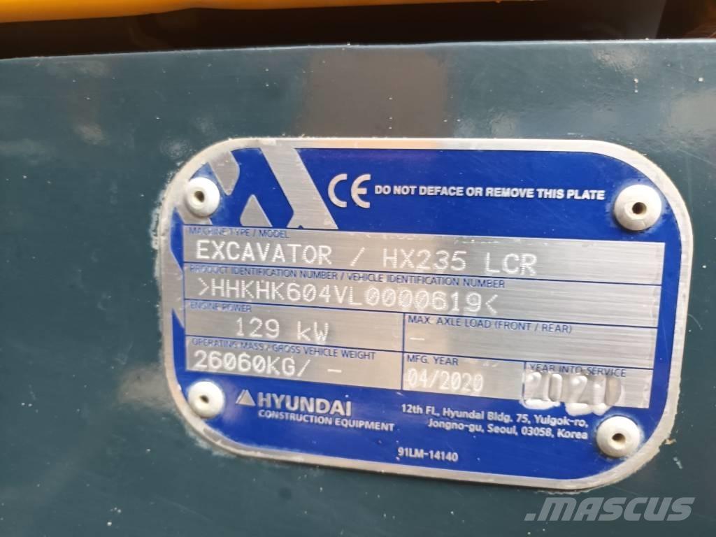 Hyundai HX 235 LCR Koparki gąsienicowe