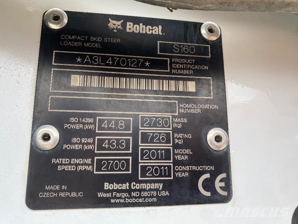 Bobcat S 160 Ładowarki burtowe