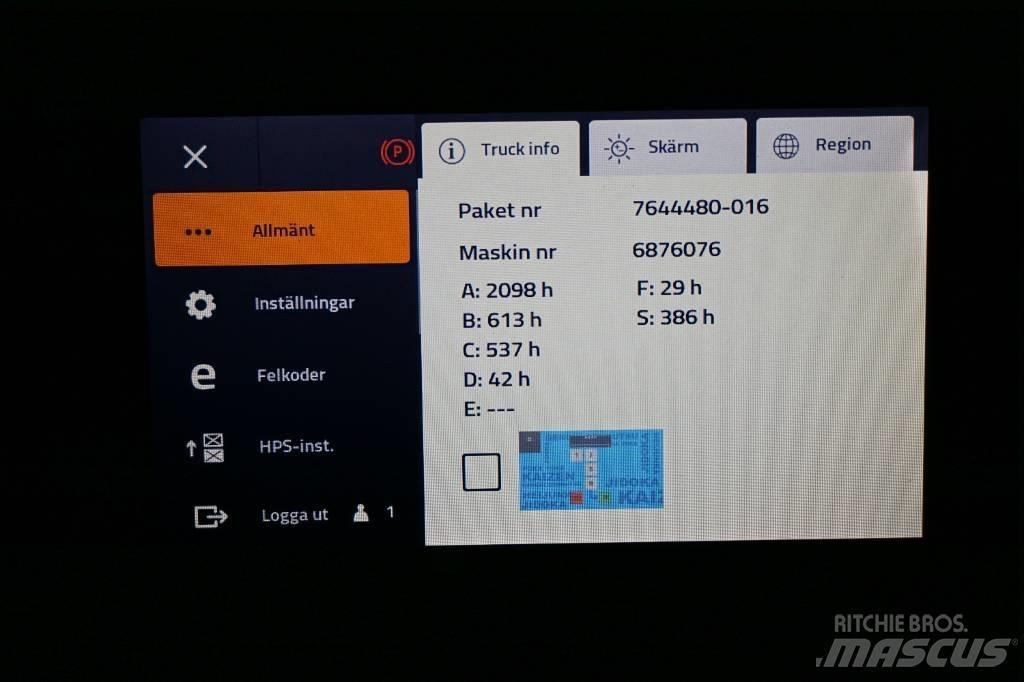 Toyota RRE140HE Wózki widłowe wysokiego składowania