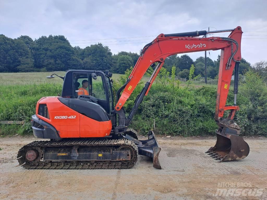 Kubota KX 080-4 Midikoparki  7t - 12t
