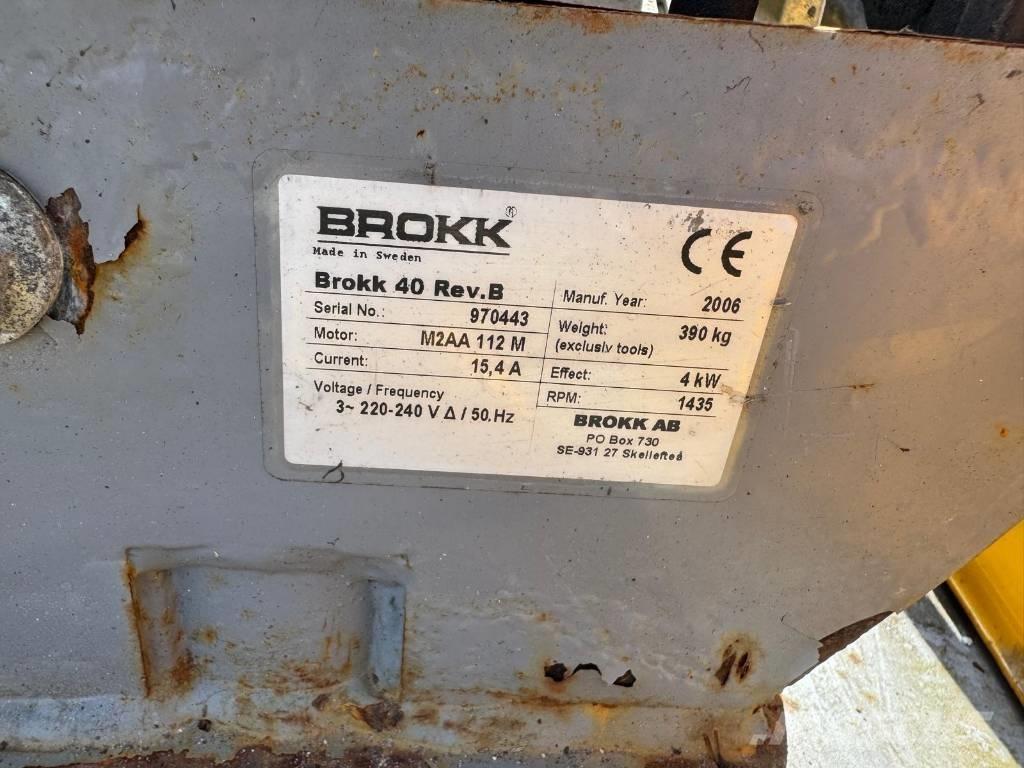 Brokk 40 Koparki wyburzeniowe