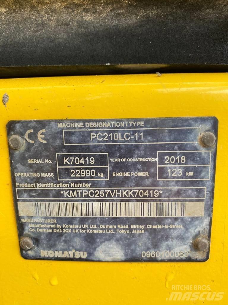 Komatsu PC 210 LC Koparki gąsienicowe