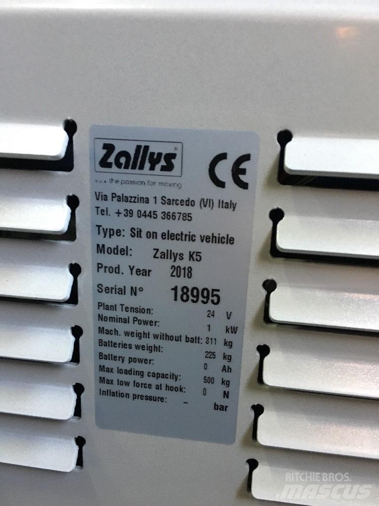  Zallys K5 Wózki kompletacyjne nisko unoszące