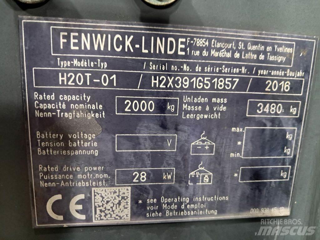 Linde H20T-01 Wózki LPG