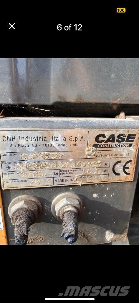 CASE CX 26 B ZTS Minikoparki