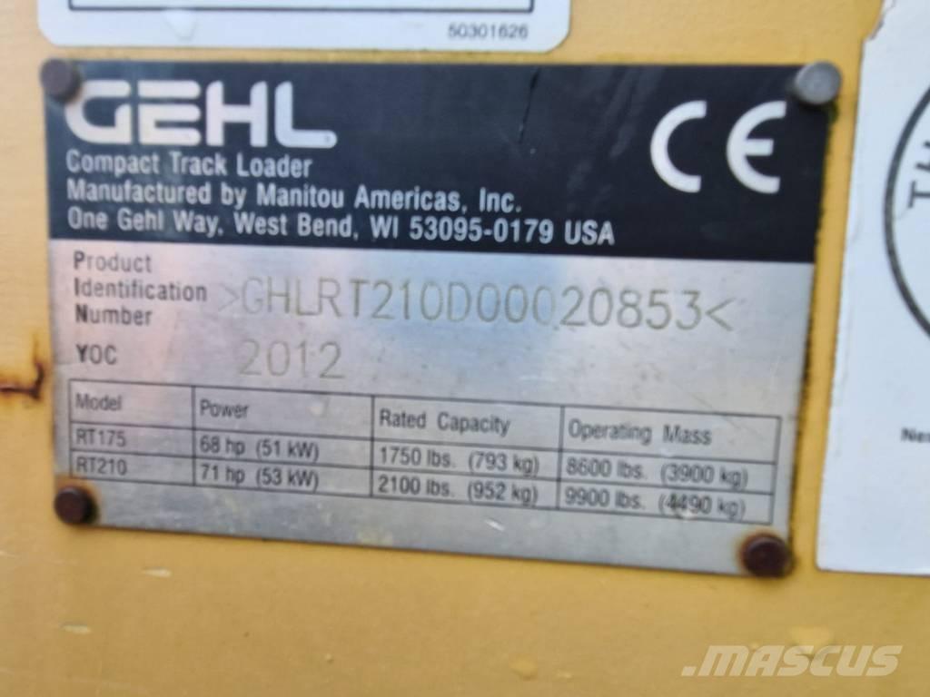 Gehl RT 210 Ładowarki gąsienicowe