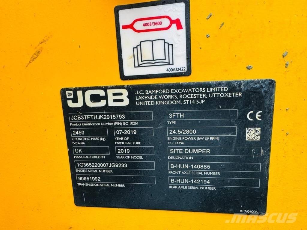 JCB 3 FTH Wozidła kolebkowe
