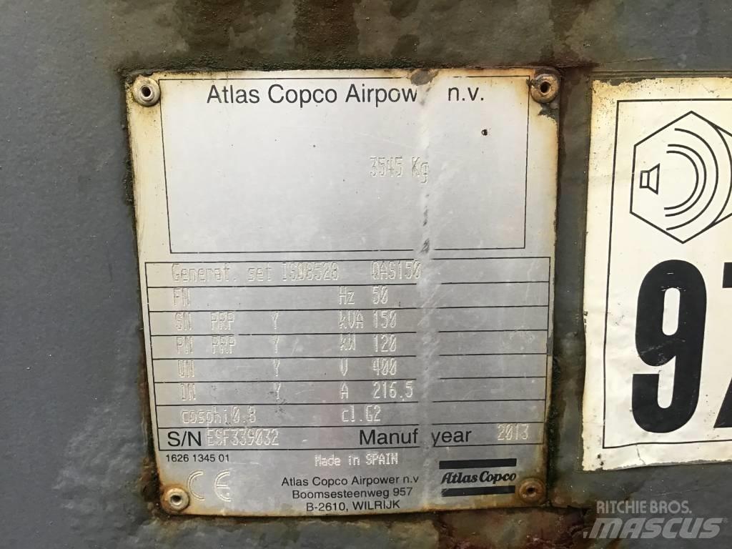 Atlas Copco QAS 150 Agregaty prądotwórcze Diesla