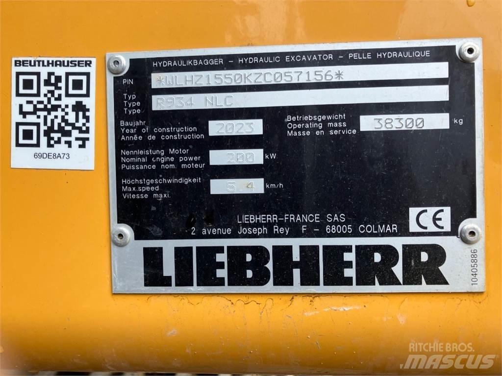 Liebherr R934 Koparki gąsienicowe