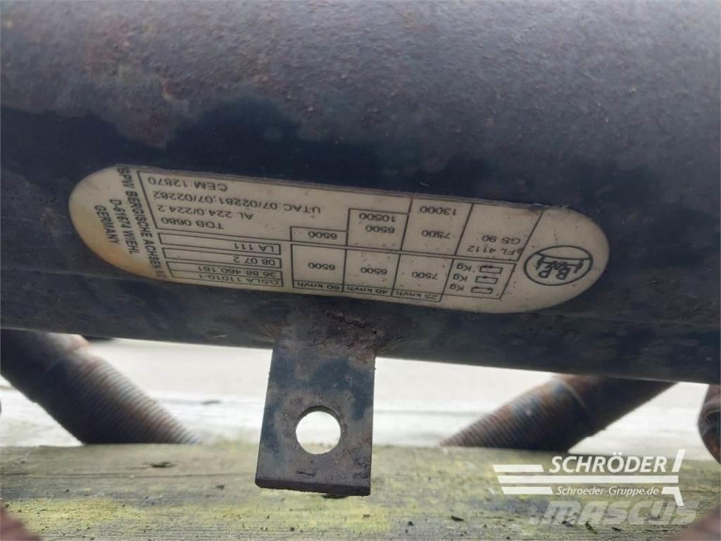 BPW - ACHSE TDB 0860 Maszyny rolnicze - Inne