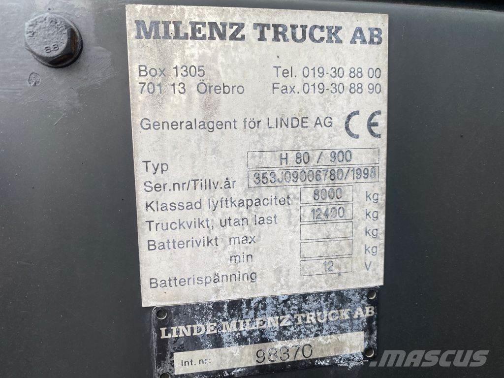 Linde H80D/900 Wózki Diesla