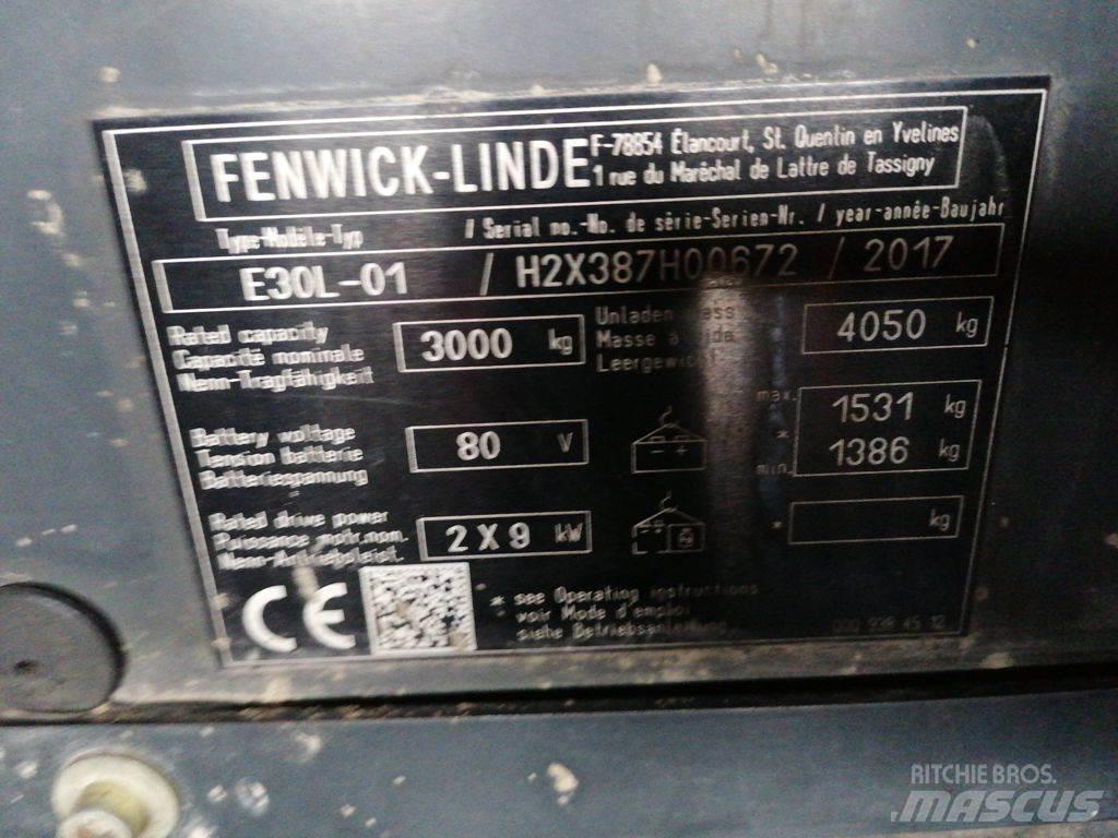 Linde E30L-01 Wózki elektryczne