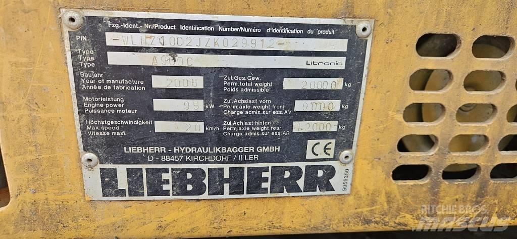 Liebherr A 900 C Koparki kołowe
