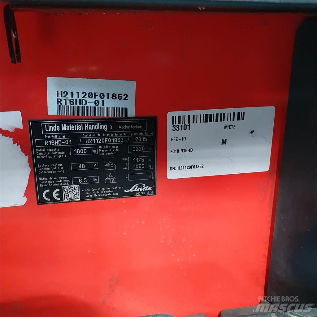 Linde R16HD Wózki widłowe wysokiego składowania