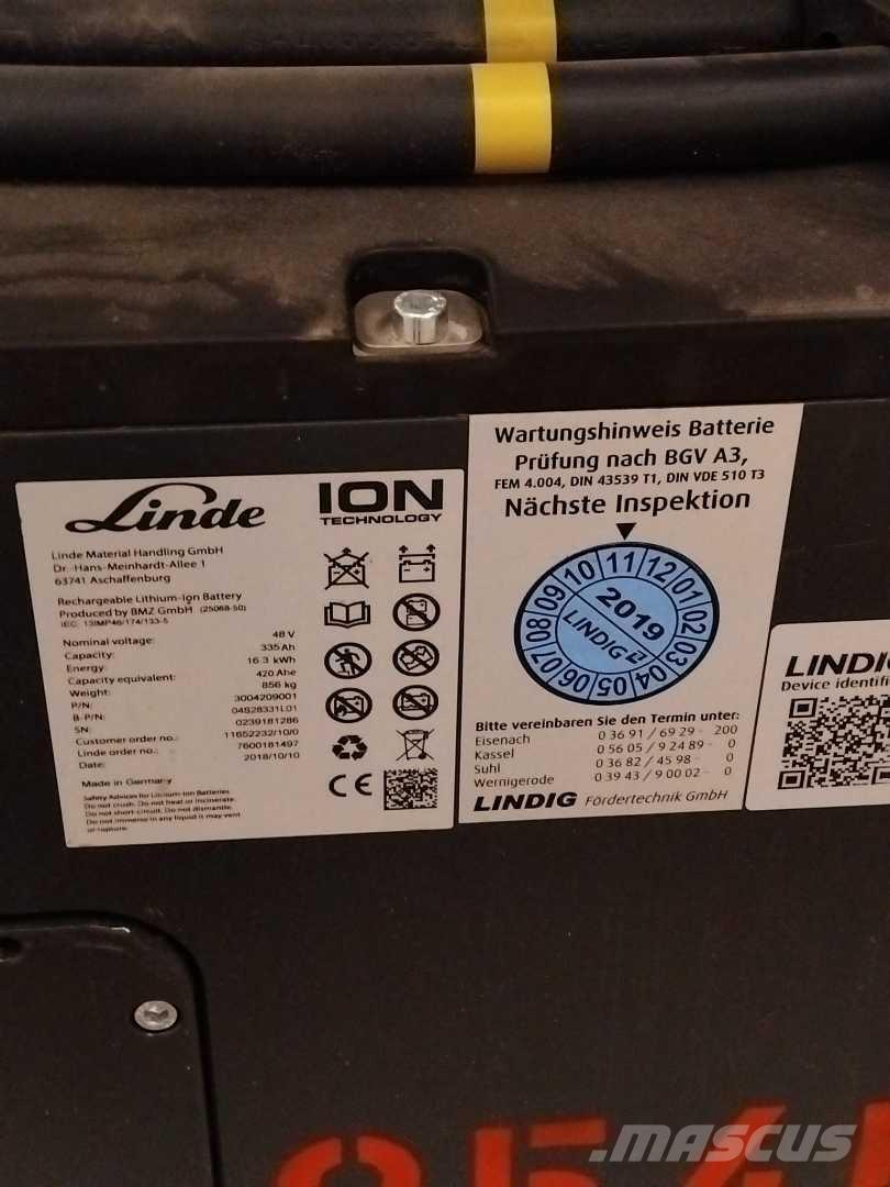 Linde E16 ION Wózki elektryczne