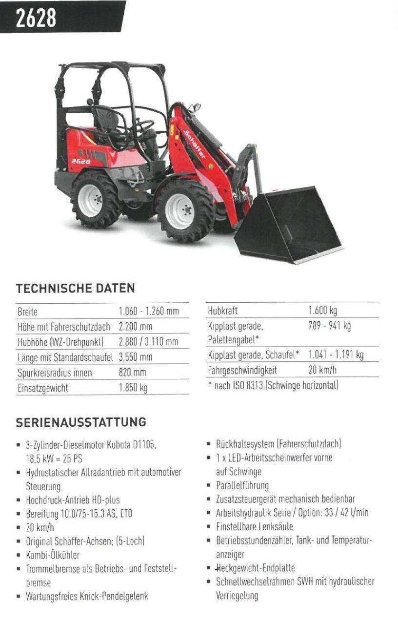 Schäffer 2628 Miniładowarki