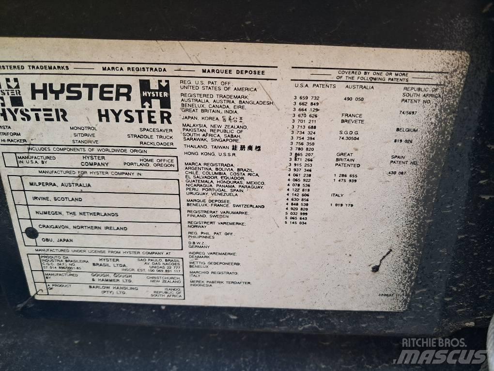 Hyster H250XL Wózki LPG