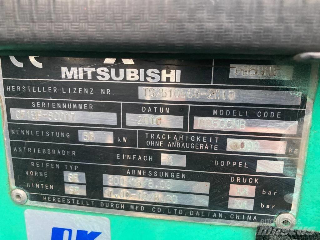 Mitsubishi FD50NT Wózki Diesla