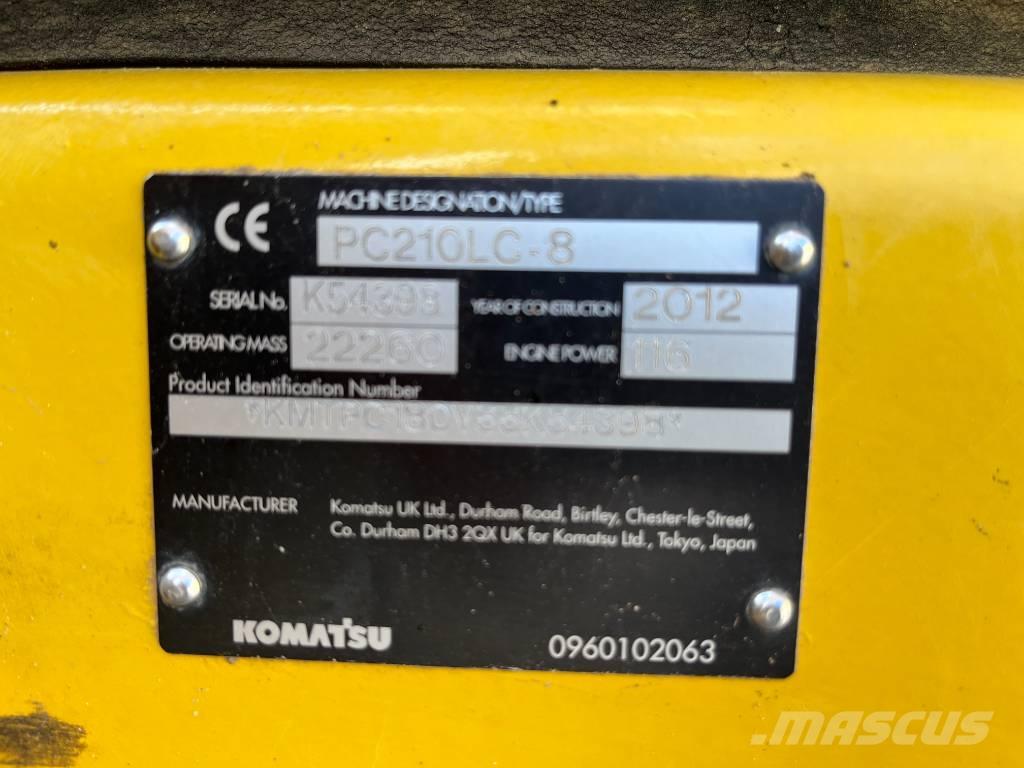 Komatsu PC 210 LC-8 Koparki gąsienicowe