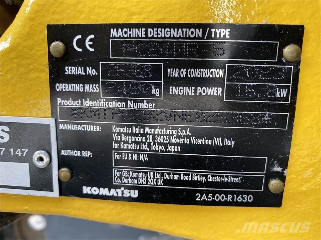 Komatsu PC24MR-5 Koparki kołowe