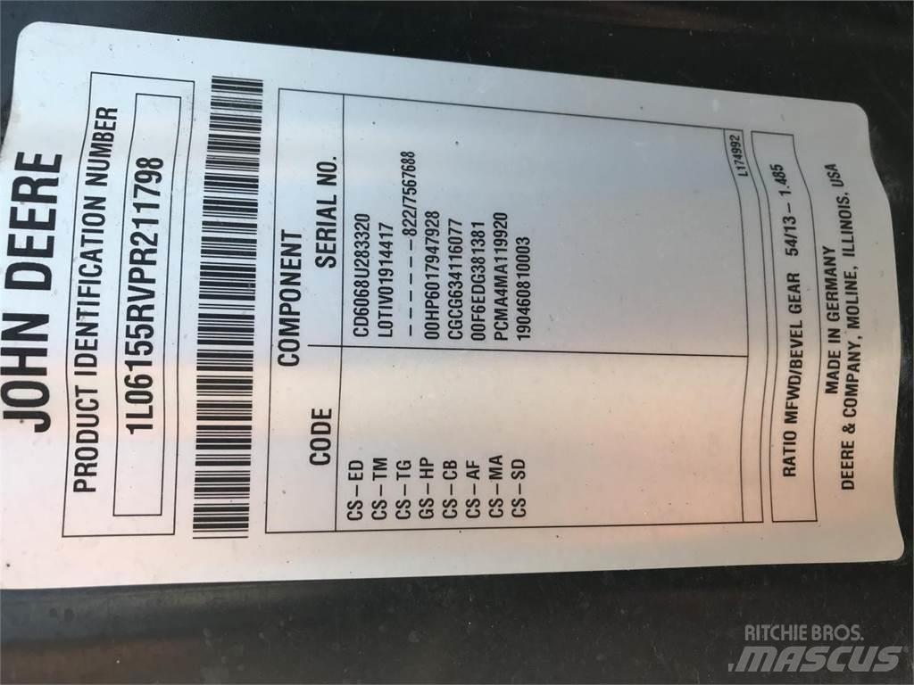 John Deere 6R 155 Ciągniki rolnicze