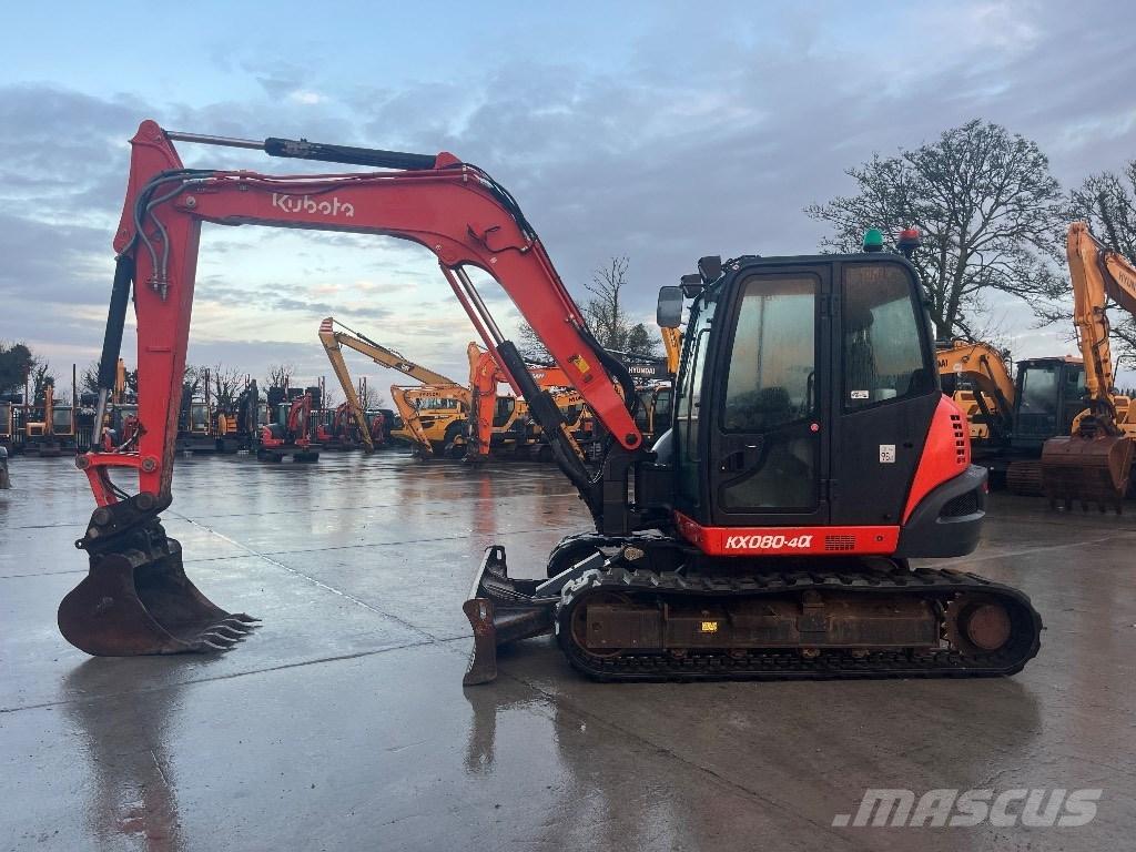 Kubota KX 080-4 Midikoparki  7t - 12t