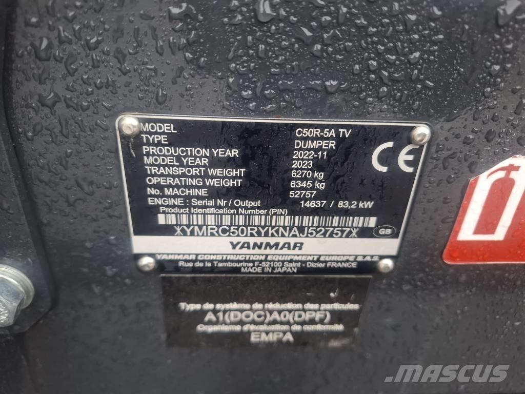 Yanmar C 50 R-5A Wozidła gąsienicowe