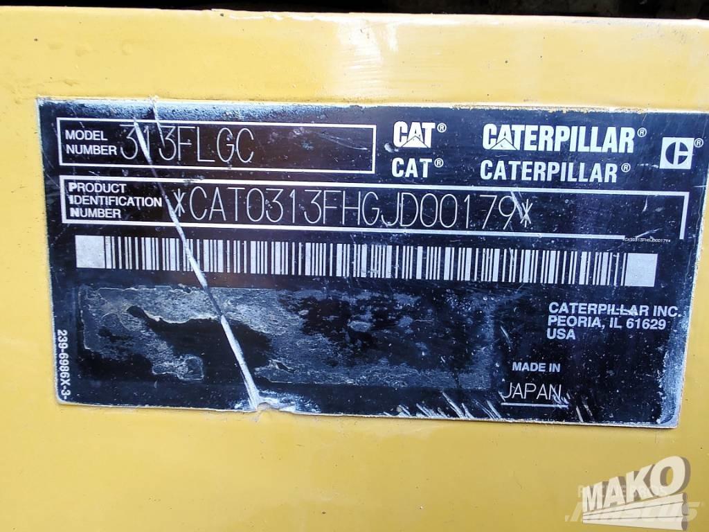CAT 313 Koparki gąsienicowe
