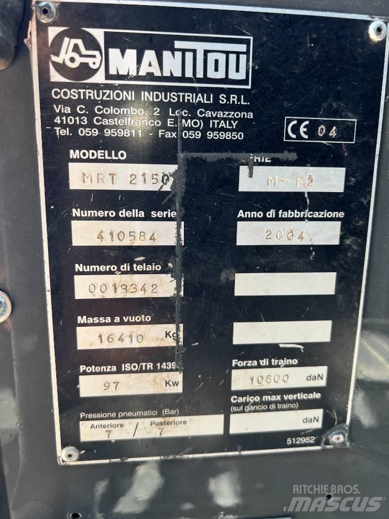 Manitou MRT 2150 Ładowarki teleskopowe