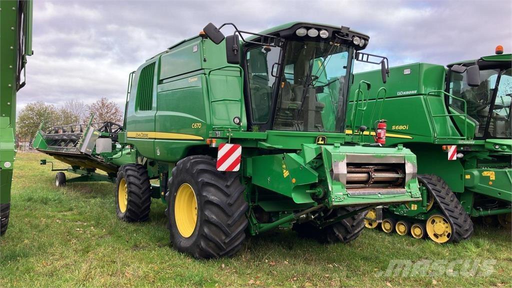John Deere C 670 Kombajny zbożowe