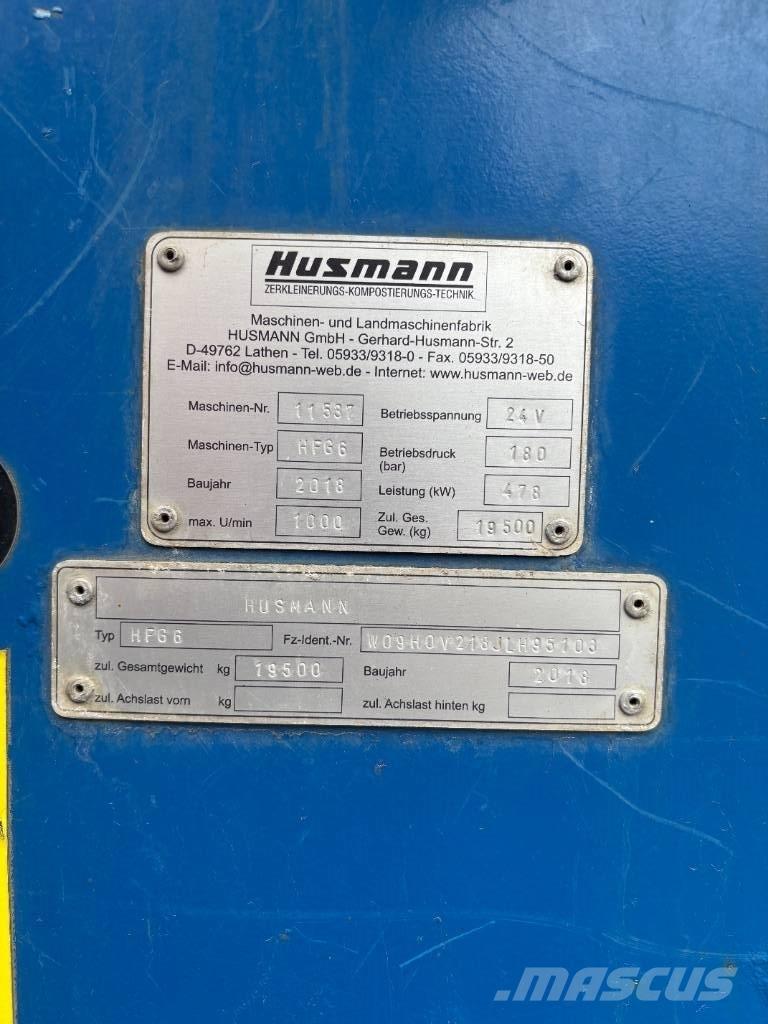 Husmann HFG 6 Rozdrabniacze