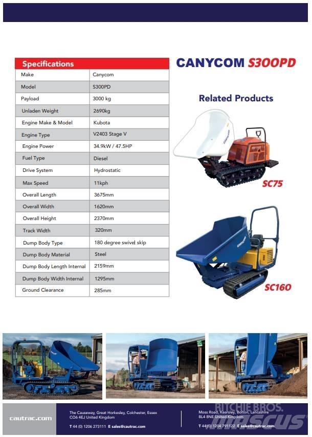 Canycom s300 Wozidła gąsienicowe