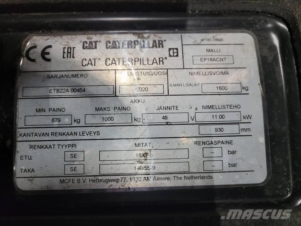 CAT EP16ACNT Wózki elektryczne